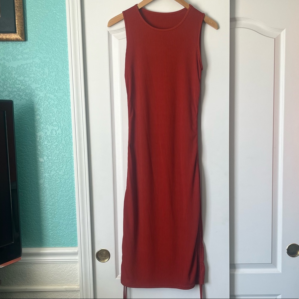 Orange dress